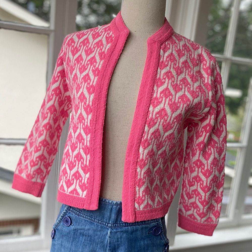 Catalina Pink Cardigan Sweater (vintage 1960’s)